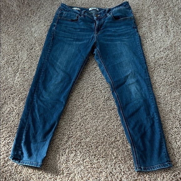 Vigoss Women's Straight Leg Jeans - Dark Blue - Picture 1 of 6